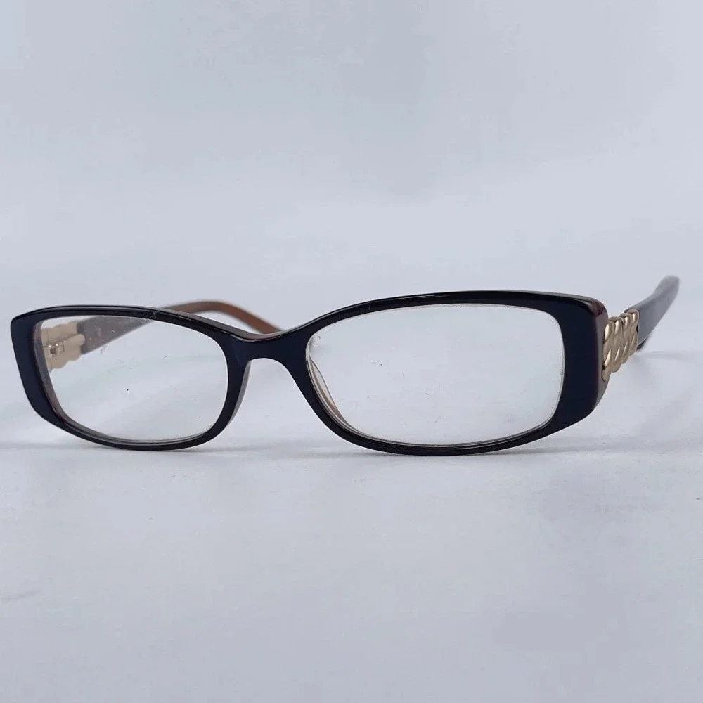 Jones New York Women's Eyeglasses J740 Frame Brown Full Rim 53-17-135‎ mm